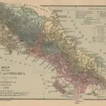 Mapa de Costa Rica de 1891
