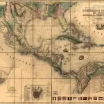 Mapa de América Central y las Antillas
