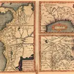 Mapa de Perú y la Florida (incluye Costa Rica) 