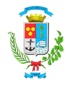 Escudo cantón de Puntarenas