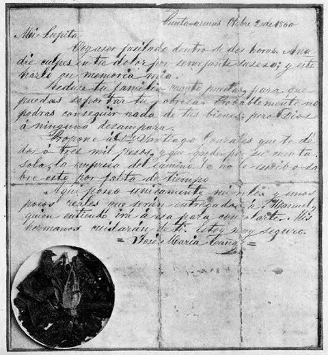 La carta del General Cañas Carta del General Cañas