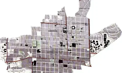 Mapas ciudades principales de Costa Rica Mapas ciudades principales de Costa Rica