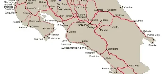 Otros mapas de Costa Rica